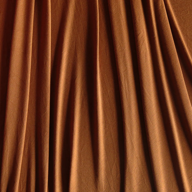Dark Copper Bamboo Spandex Jersey Knit Fabric – The Fabric Fairy