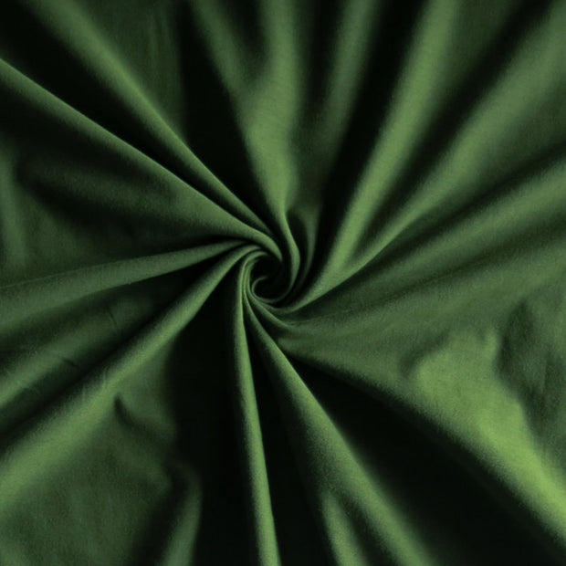 Olive Green 6 oz. Cotton Lycra Jersey Knit Fabric