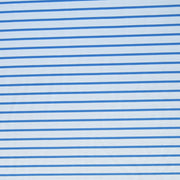 Denim Blue and White Stripe Nylon Spandex Swimsuit Fabric