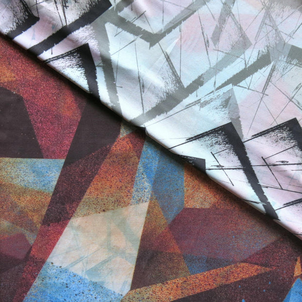 Desert Arctic Reversible Nylon Spandex Swimsuit Fabric