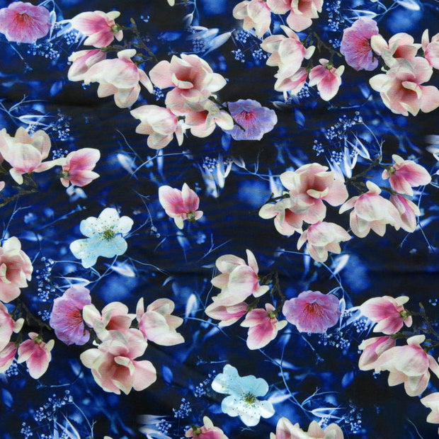 Dreamy Floral Flow Stretch Boardshort Fabric - 25" Remnant