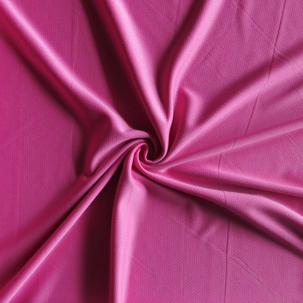 Pink Dry Pro Micropoly Lycra Pique Knit Fabric