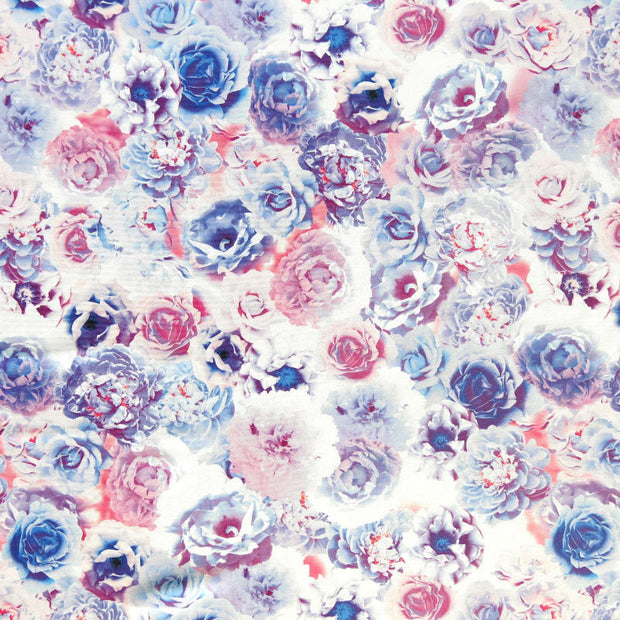 Emerson Roses Nylon Spandex Swimsuit Fabric - 15" Remnant