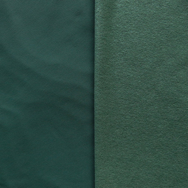 Evergreen Nailhead Powerstretch Brushed Jersey Knit Fabric