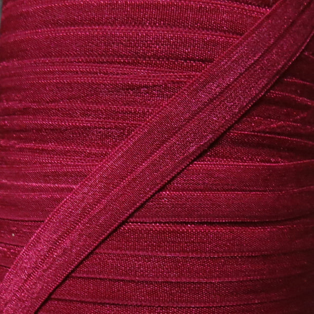 Red Fold Over Elastic Trim