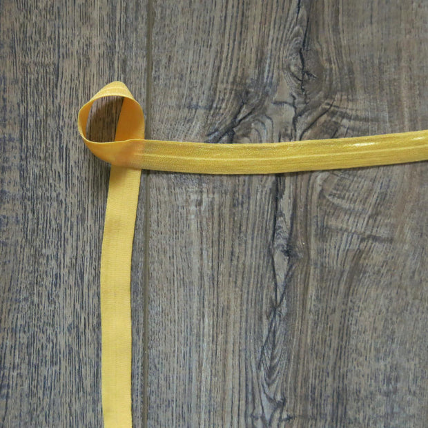 Semolina Yellow Fold Over Elastic Trim