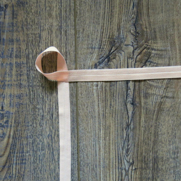 Springtime Peach Fold Over Elastic Trim