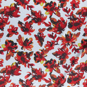 Floral Flames Poly Spandex Brushed Jersey Knit Fabric