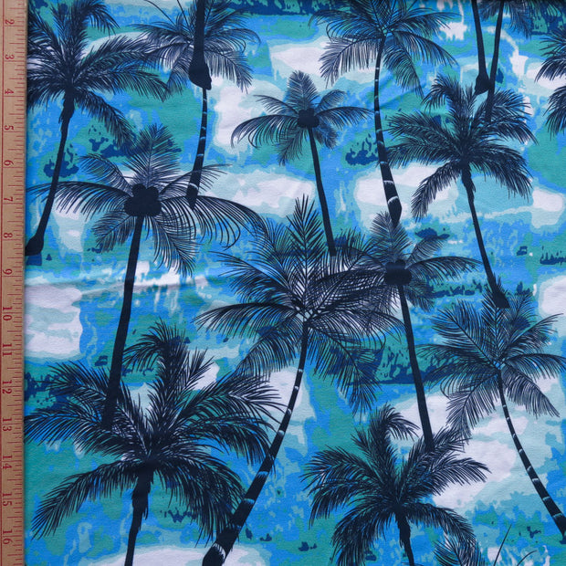 Dreamy Palms Flow Stretch Boardshort Fabric
