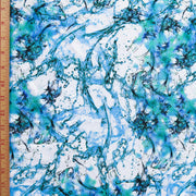 Waterburst White Flow Stretch Boardshort Fabric