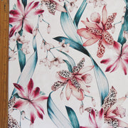 Fly Away Orchid Nylon Spandex Swimsuit Fabric, Amaranta Colorway