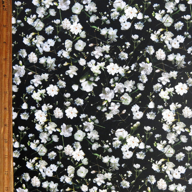 Georgia Flowers Nylon Spandex Swimsuit Fabric - 21" Remnant