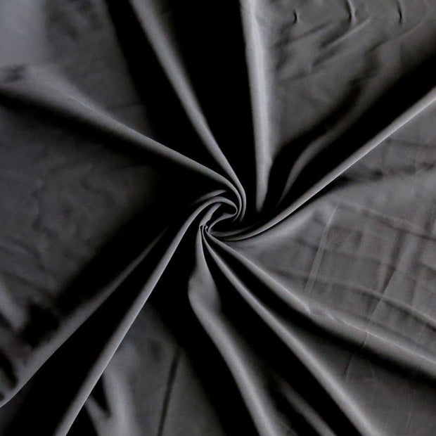 Graphite Grey Stretch Woven Fabric
