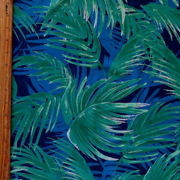 Azul Palms Nylon Spandex Swimsuit Fabric