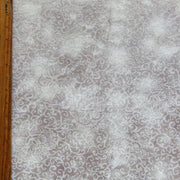 Grey Lotus Flower Cotton Knit Fabric