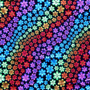 Groovy Flowers Nylon Spandex Swimsuit Fabric