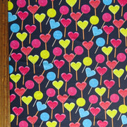 Heart Lolly Poly Spandex Swimsuit Fabric