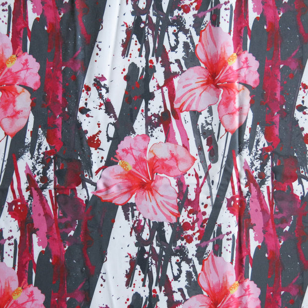 Hibiscus Frequency Flow Stretch Boardshort Fabric