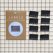 "You Can't Buy This" 10 Pack Woven Labels by Kylie and the Machine
