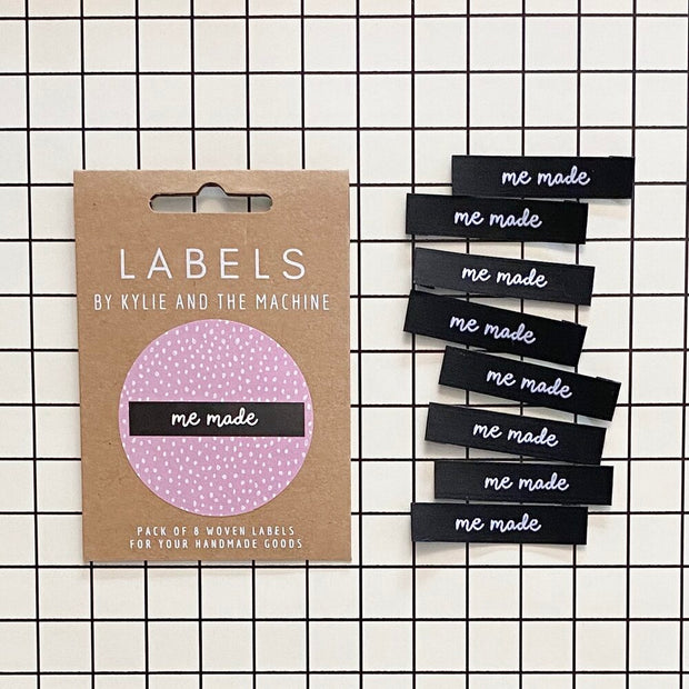 "Me Made" 8 Pack Woven Labels by Kylie and the Machine