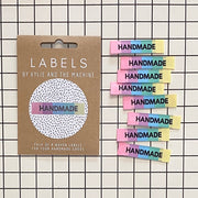 Rainbow "Handmade" 10 Pack Woven Labels by Kylie and the Machine