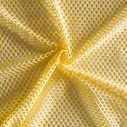 Lemon Diamond Nylon Spandex Mesh Fabric