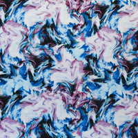 Olympus Light Arty Swirl Poly Spandex Athletic Jersey Knit Fabric