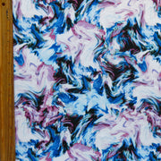 Light Arty Swirl Flow Stretch Boardshort Fabric