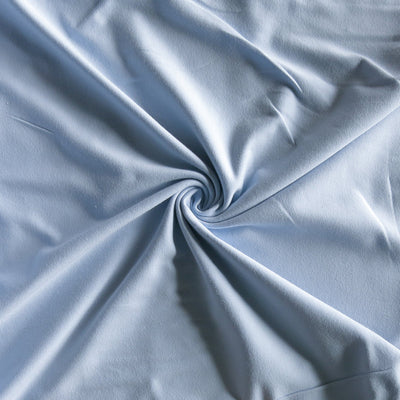 Light Blue Cotton Lycra Jersey Knit Fabric