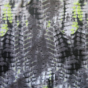 Lime/Grey Gator Print Poly Spandex Swimsuit Fabric
