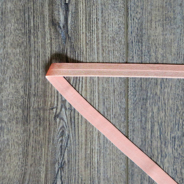 Medium Peach Fold Over Elastic Trim