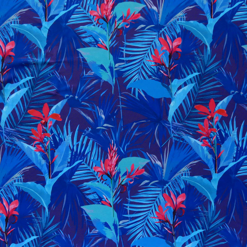 Midnight Tropical Nylon Spandex Swimsuit Fabric – The Fabric Fairy