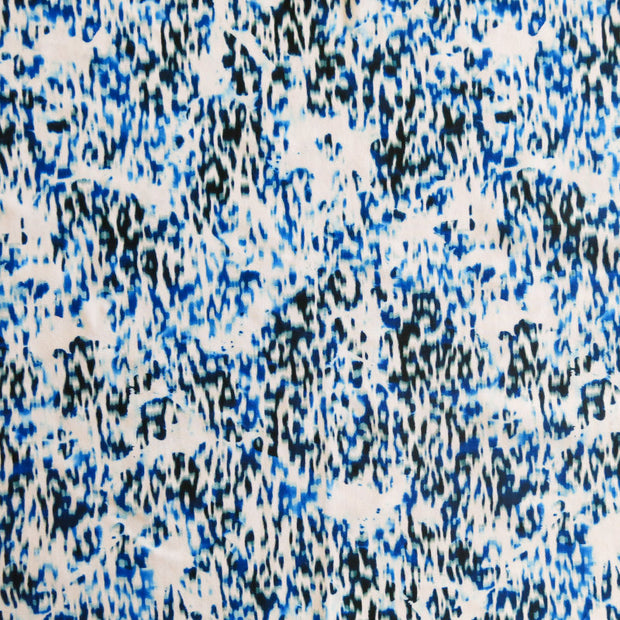 Mini Blue Molecular Nylon Spandex Swimsuit Fabric