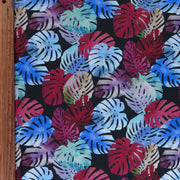 Monstera Watercolors Nylon Spandex Swimsuit Fabric