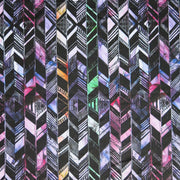 Olympus Multi Color Chevron Bands Poly Spandex Athletic Jersey Knit Fabric