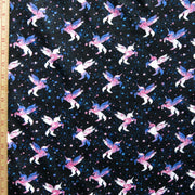 Mystic Unicorns Cotton Lycra Jersey Knit Fabric