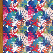 Neon Foliage Poly Spandex Swimsuit Fabric