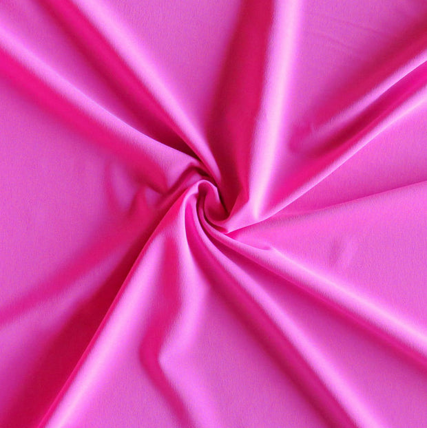 Neon Pink Stretch Woven Fabric
