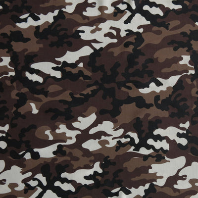 New Camo Brown Nylon Spandex Swimsuit Fabric