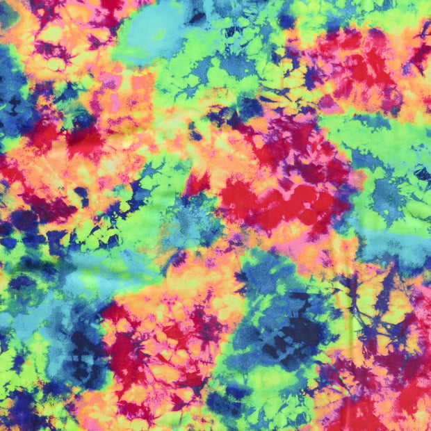 Summertime Tie Dye Nylon Spandex Swimsuit Fabric