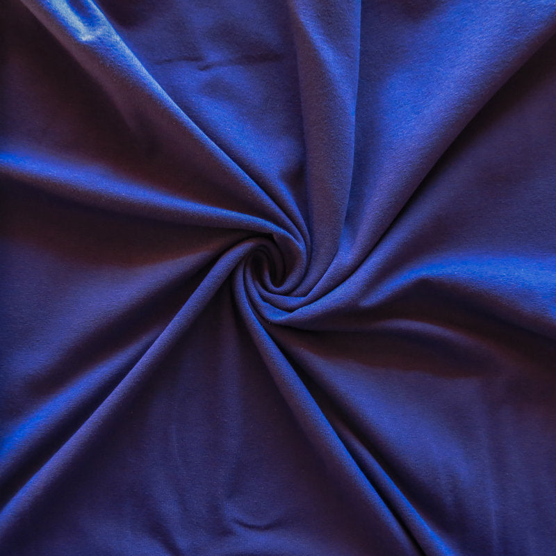 Dark Purple Cotton Lycra Jersey Knit Fabric – The Fabric Fairy