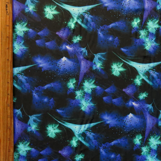 Nocturnal Nylon Spandex Swimsuit Fabric - 29" Remnant