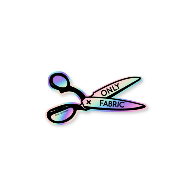 Only Fabric Scissors Sticker by CraftedMoon