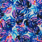 Painted Leaves Recycled Nylon Spandex Swimsuit Fabric