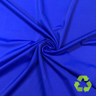 Cobalt Palm Rec 18 Recycled Nylon Spandex Swimsuit Fabric