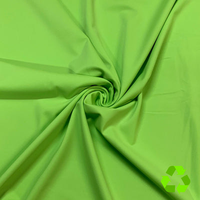 Green Lizard Palm Rec 18 Recycled Nylon Spandex Swimsuit Fabric
