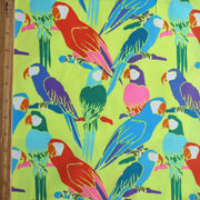 Parrots Microfiber Boardshort Fabric - 19" Remnant