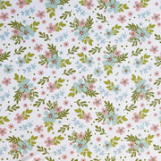 Pastel Bouquets Poly Spandex Swimsuit Fabric