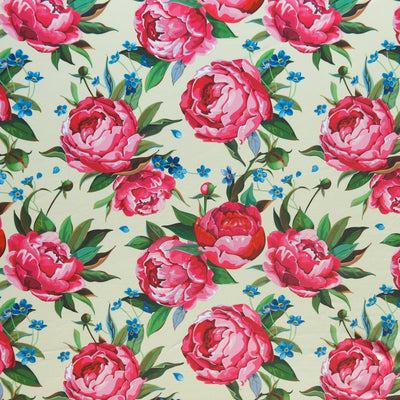 Peony Perfection Poly Spandex Swimsuit Fabric