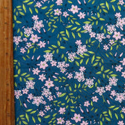 Pink Ditsy Floral Nylon Spandex Swimsuit Fabric